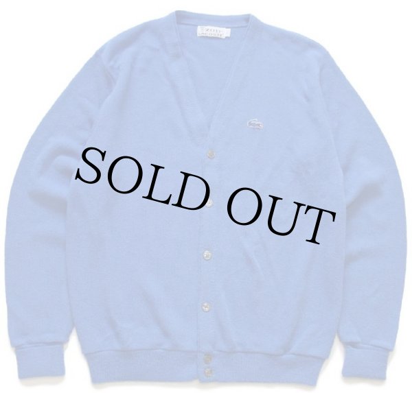 70s IZOD LACOSTE ラコステ ワンポイント パール編み アクリルニット