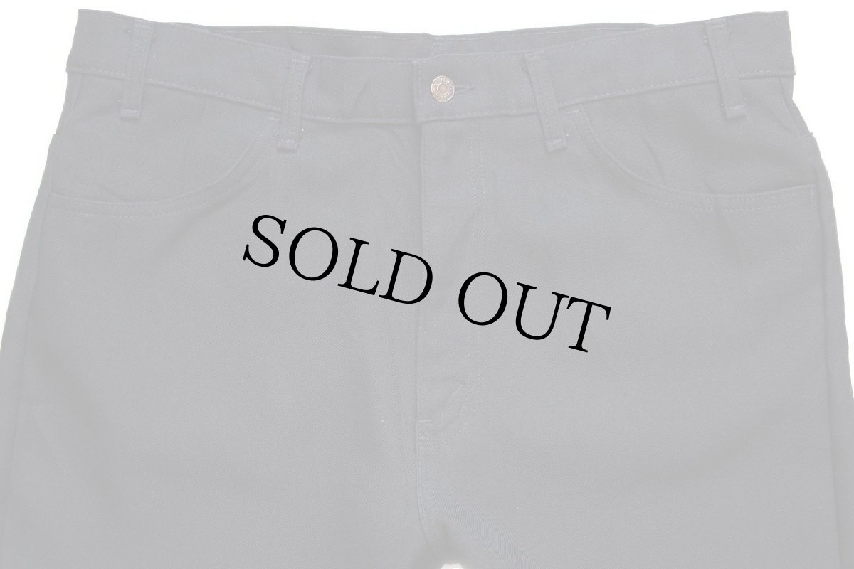 画像4: 90s USA製 Levi'sリーバイス 517 ポリエステルパンツ 黒 w38★74 スタプレ (4)