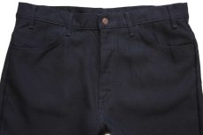 画像4: 90s USA製 Levi'sリーバイス 517 ポリエステルパンツ 黒 w38★74 スタプレ (4)