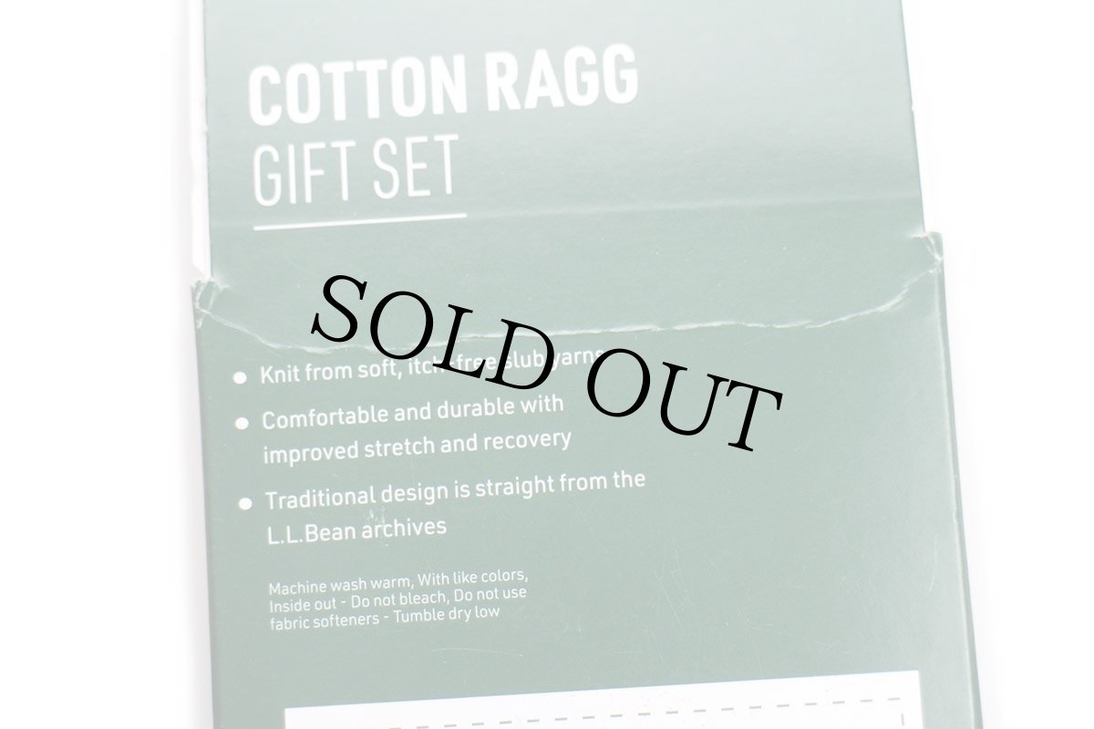 画像5: 未使用★USA製 L.L.Bean コットン ラグ ソックス ユニセックス XL 3ペア★靴下 (5)