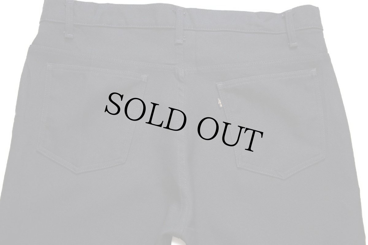 画像5: 90s USA製 Levi'sリーバイス 517 ポリエステルパンツ 黒 w38★74 スタプレ (5)