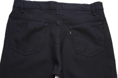 画像5: 90s USA製 Levi'sリーバイス 517 ポリエステルパンツ 黒 w38★74 スタプレ (5)