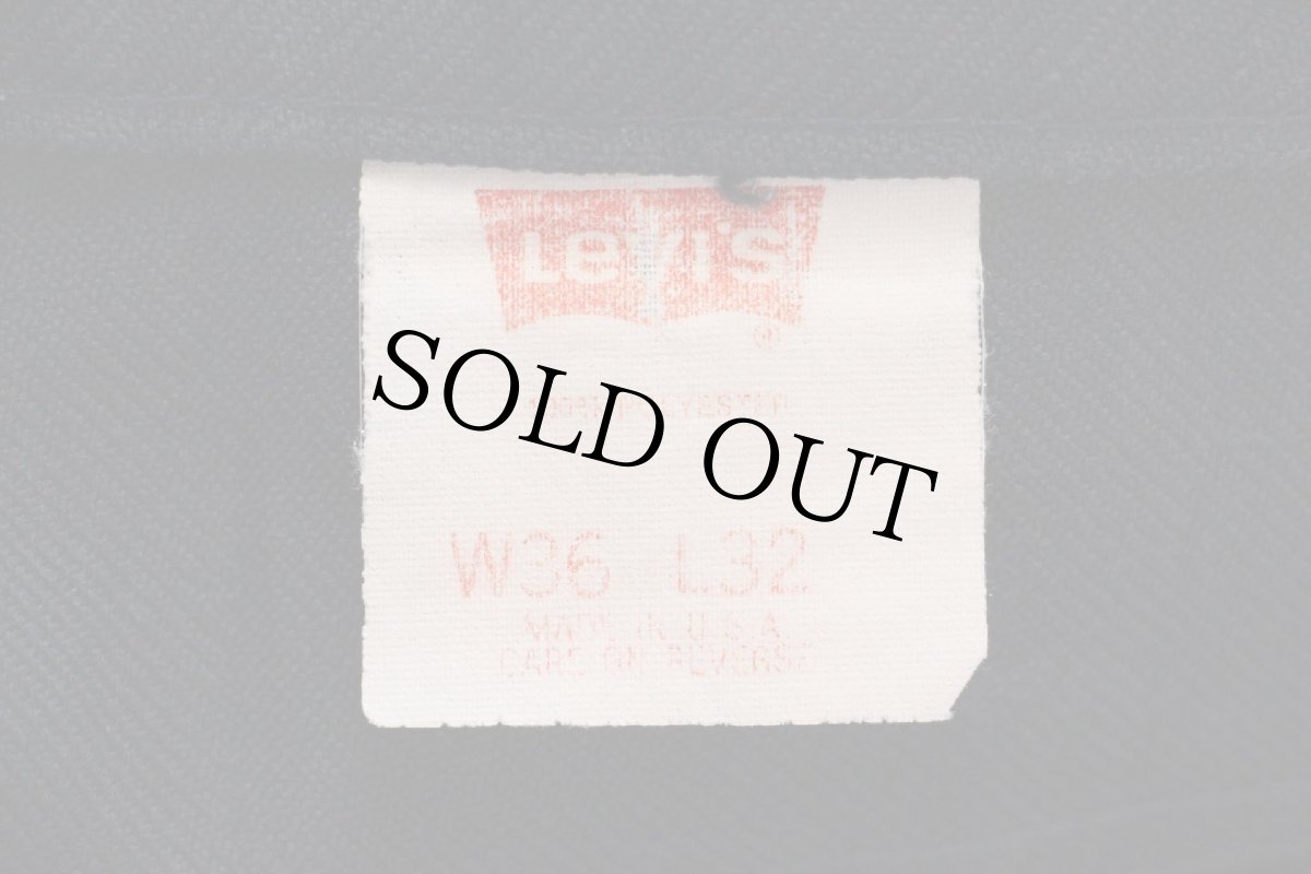 画像6: 90s USA製 Levi'sリーバイス 517 ポリエステルパンツ 紺 w36 L32★80 スタプレ (6)