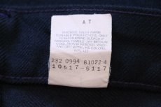 画像7: 90s USA製 Levi'sリーバイス 517 ポリエステルパンツ 紺 w36★81 スタプレ (7)