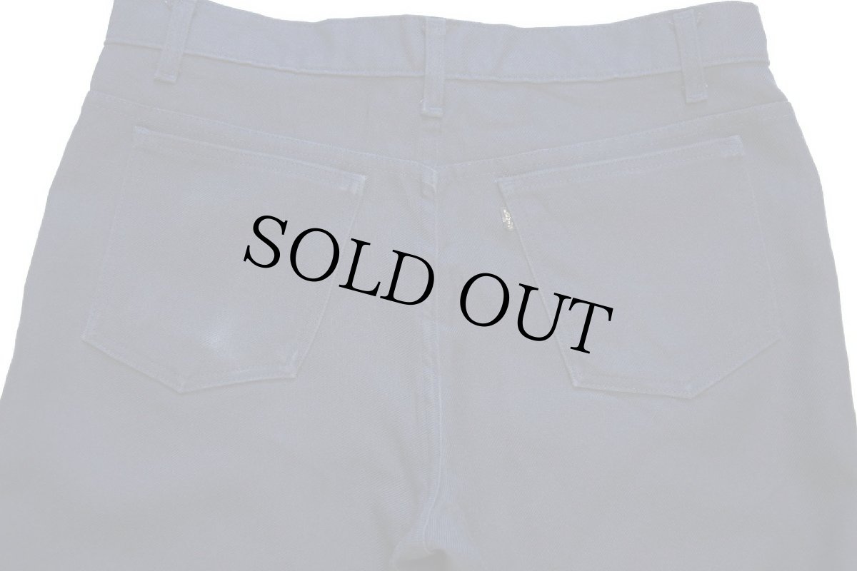 画像5: 90s USA製 Levi'sリーバイス 517 ポリエステルパンツ 紺 w36 L32★80 スタプレ (5)