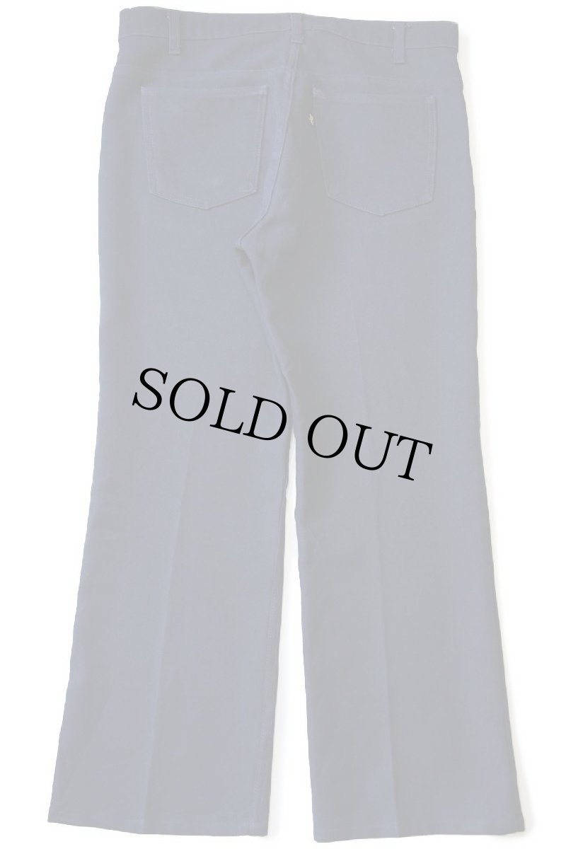 画像3: 90s USA製 Levi'sリーバイス 517 ポリエステルパンツ 紺 w36★81 スタプレ (3)