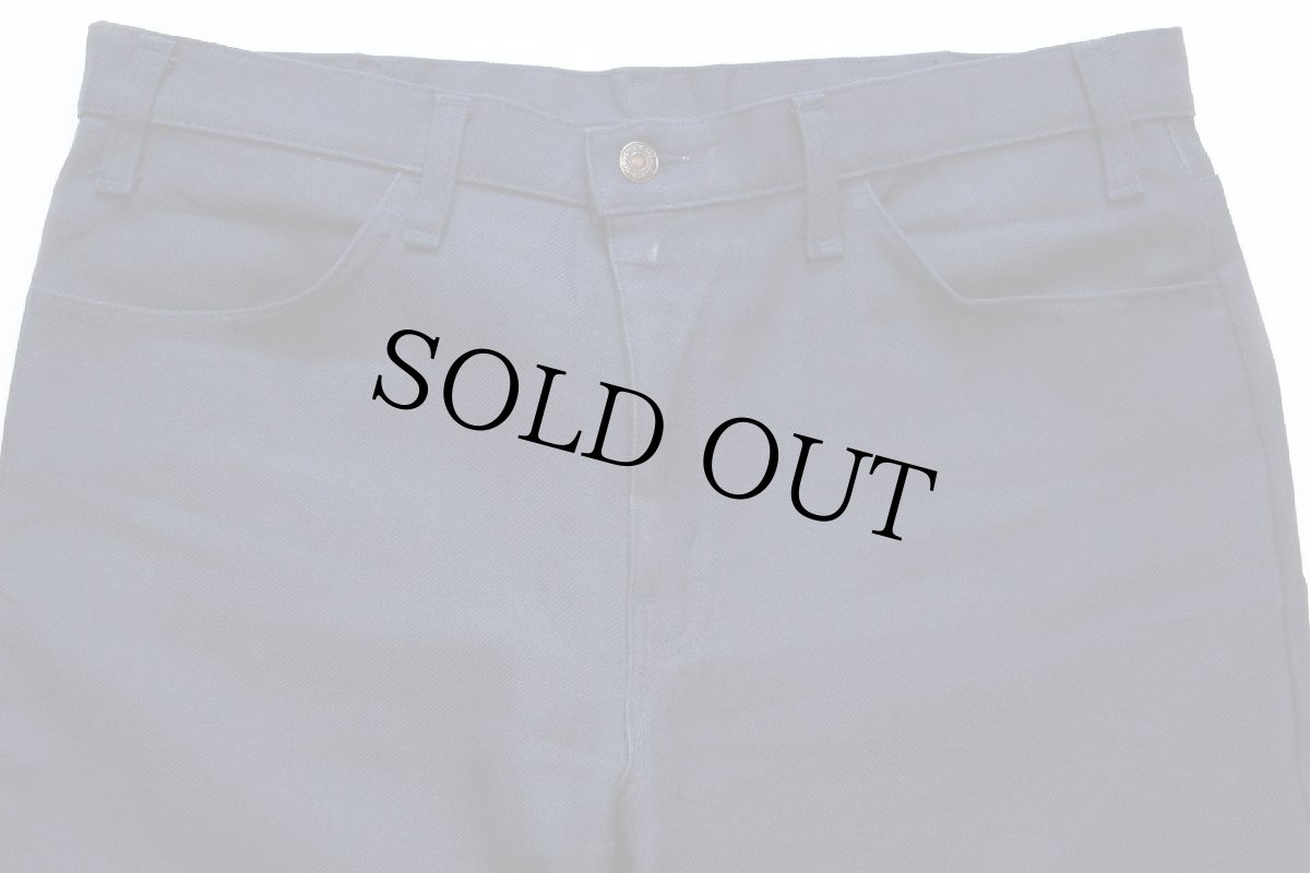 画像4: 80s USA製 Levi'sリーバイス 517 ポリエステルパンツ 紺 w36 L30★82 スタプレ (4)