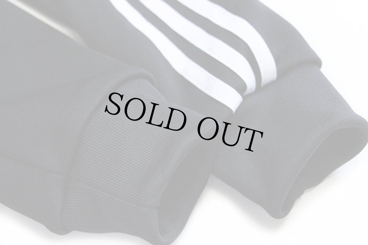 画像6: 未使用★adidasアディダス トレフォイル ロゴ刺繍 トラックジャケット 黒×白 S★ジャージ (6)