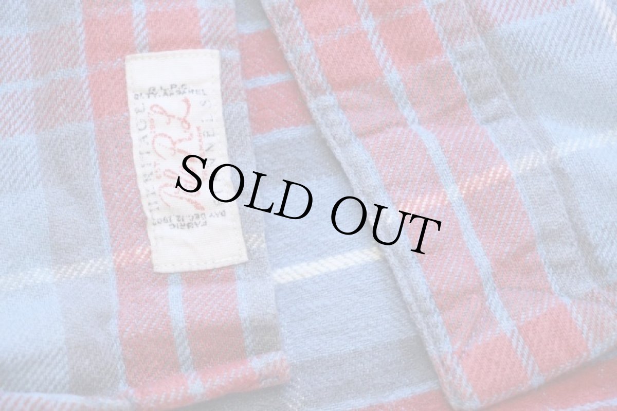 画像5: 00s ポロ ラルフローレン チェック コットン フランネルシャツ M (5)