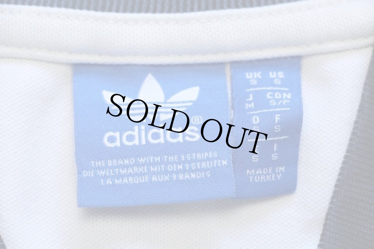 画像4: adidasアディダス トレフォイル ロゴ刺繍 アーガイル柄 イワンレンドル トラックジャケット 白 S★ジャージ (4)