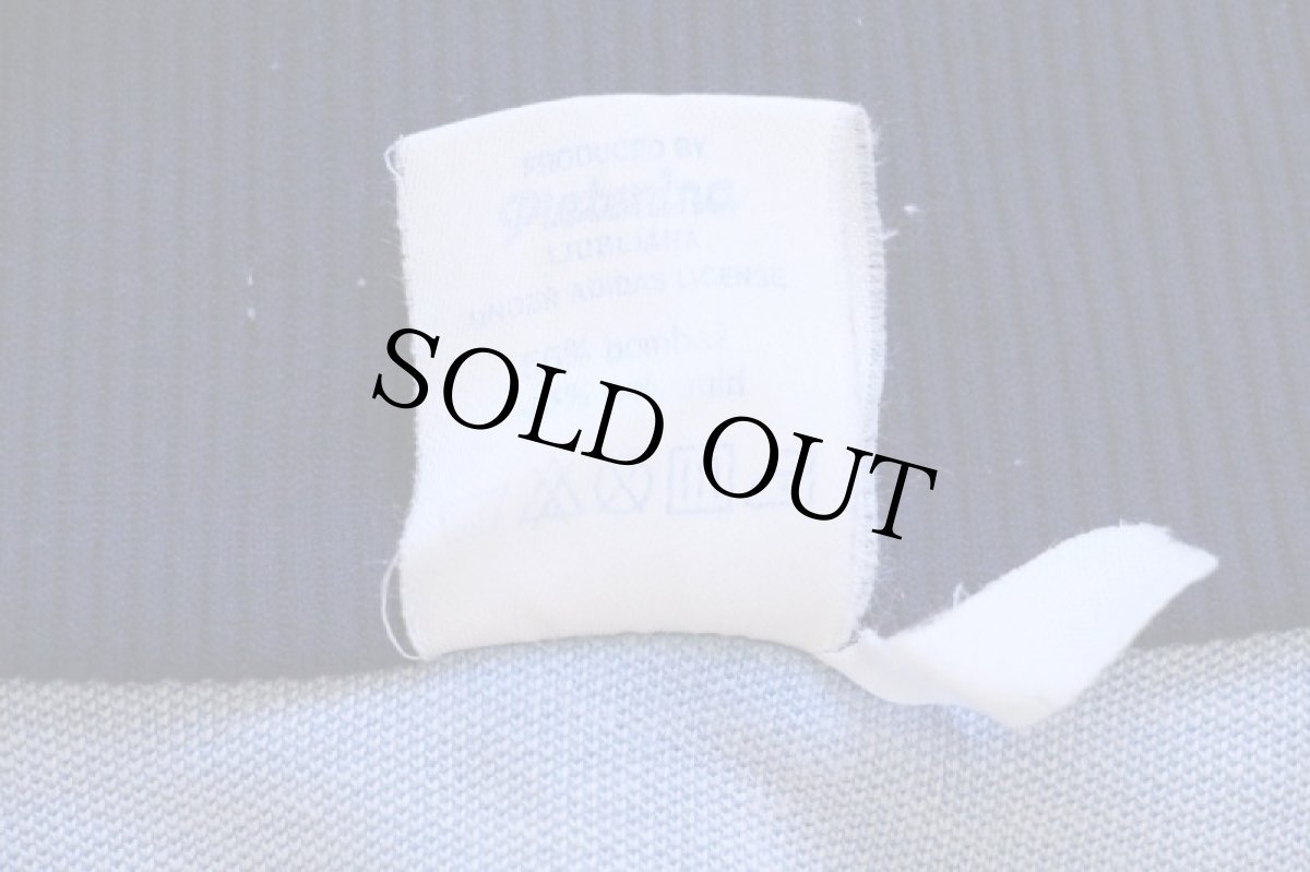 画像5: 70s adidasアディダス Pletenina トレフォイル ロゴ ツートン ハイネック トラックジャケット 水色×紺 52★ジャージ (5)