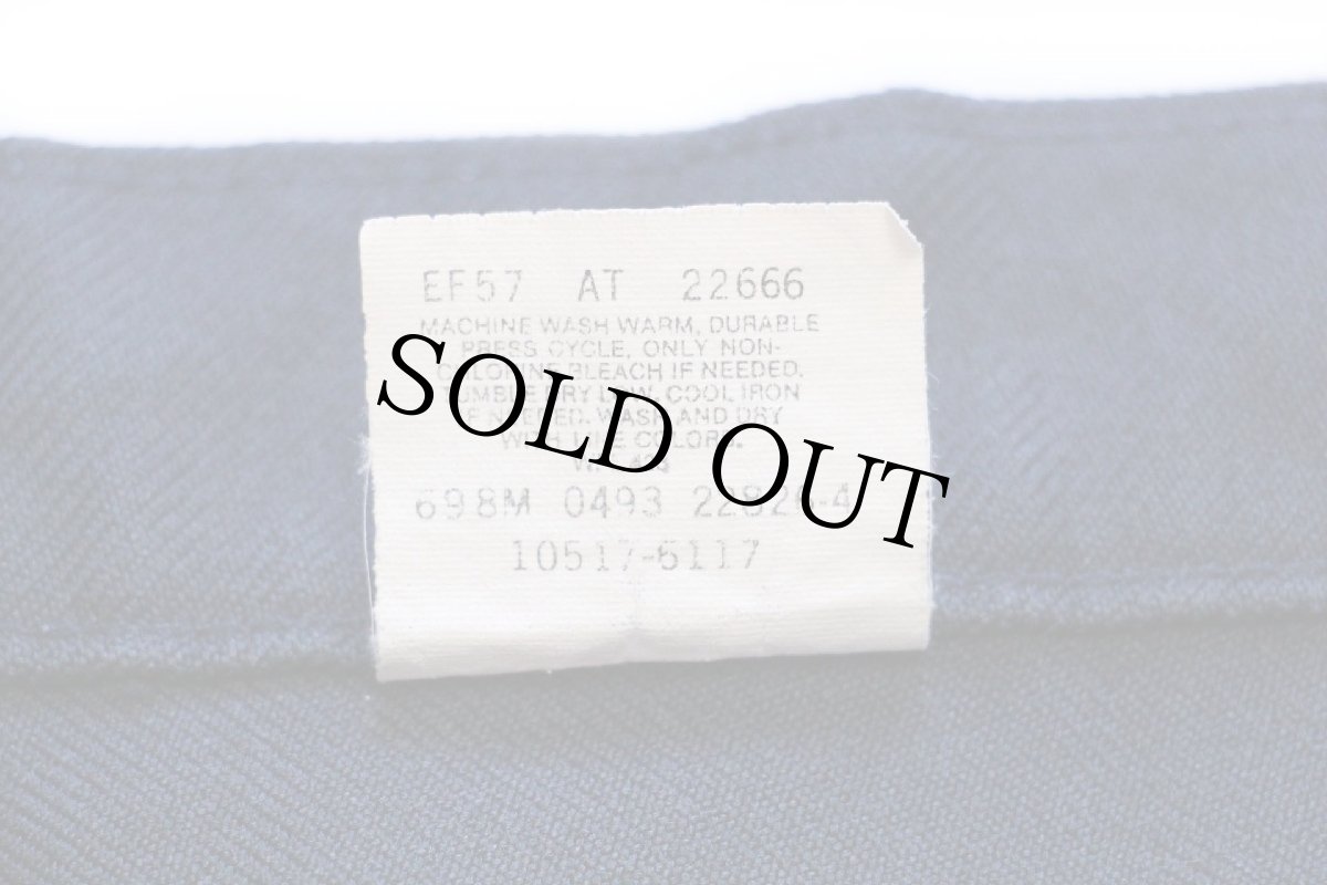 画像7: 90s USA製 Levi'sリーバイス 517 ポリエステルパンツ 紺 w36 L32★80 スタプレ (7)