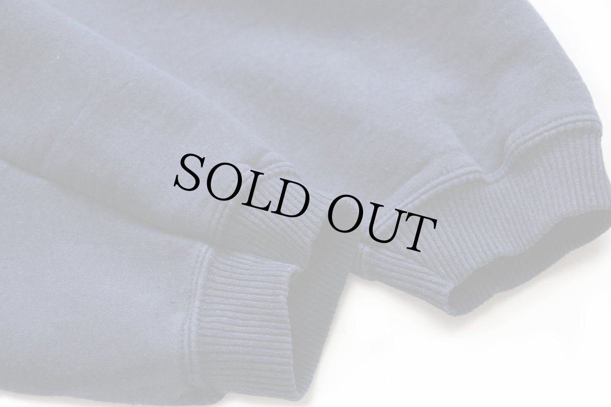 画像6: 00s us bank ロゴ スウェットパーカー ペンキ飛び 紺 XL (6)