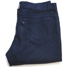 画像1: 90s USA製 Levi'sリーバイス 517 ポリエステルパンツ 紺 w36 L32★80 スタプレ (1)