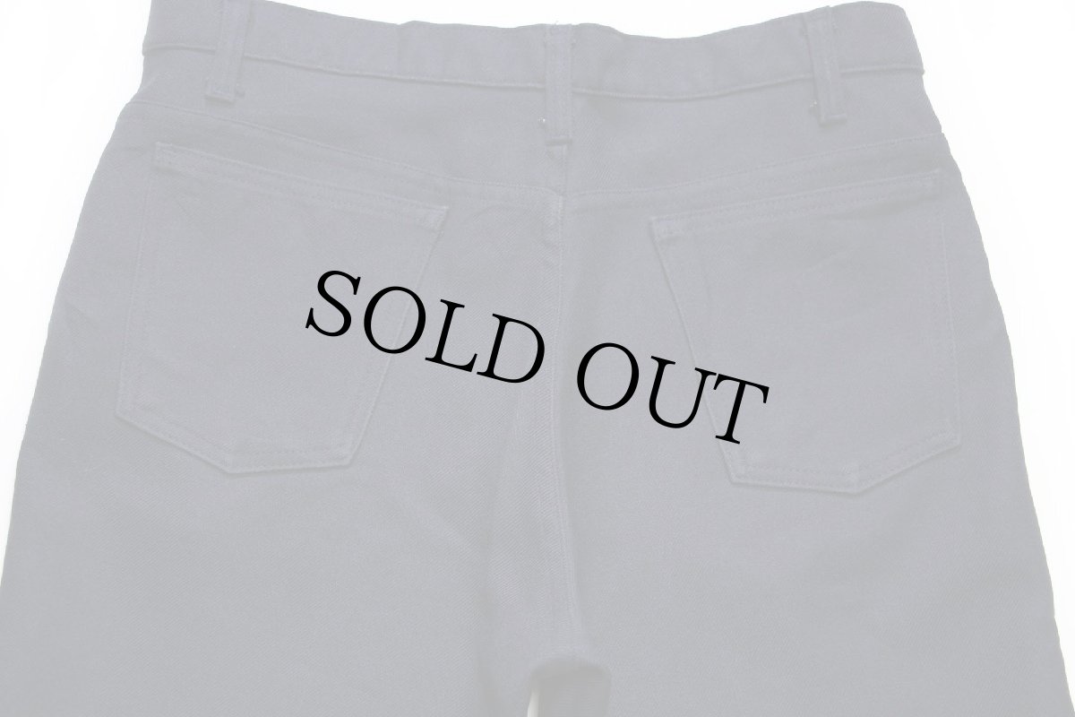 画像5: 90s USA製 Levi'sリーバイス 517 ポリエステルパンツ 紺 w34 L29★78 スタプレ (5)