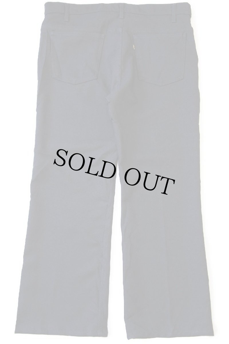 画像3: 90s USA製 Levi'sリーバイス 517 ポリエステルパンツ 黒 w38★76 スタプレ (3)