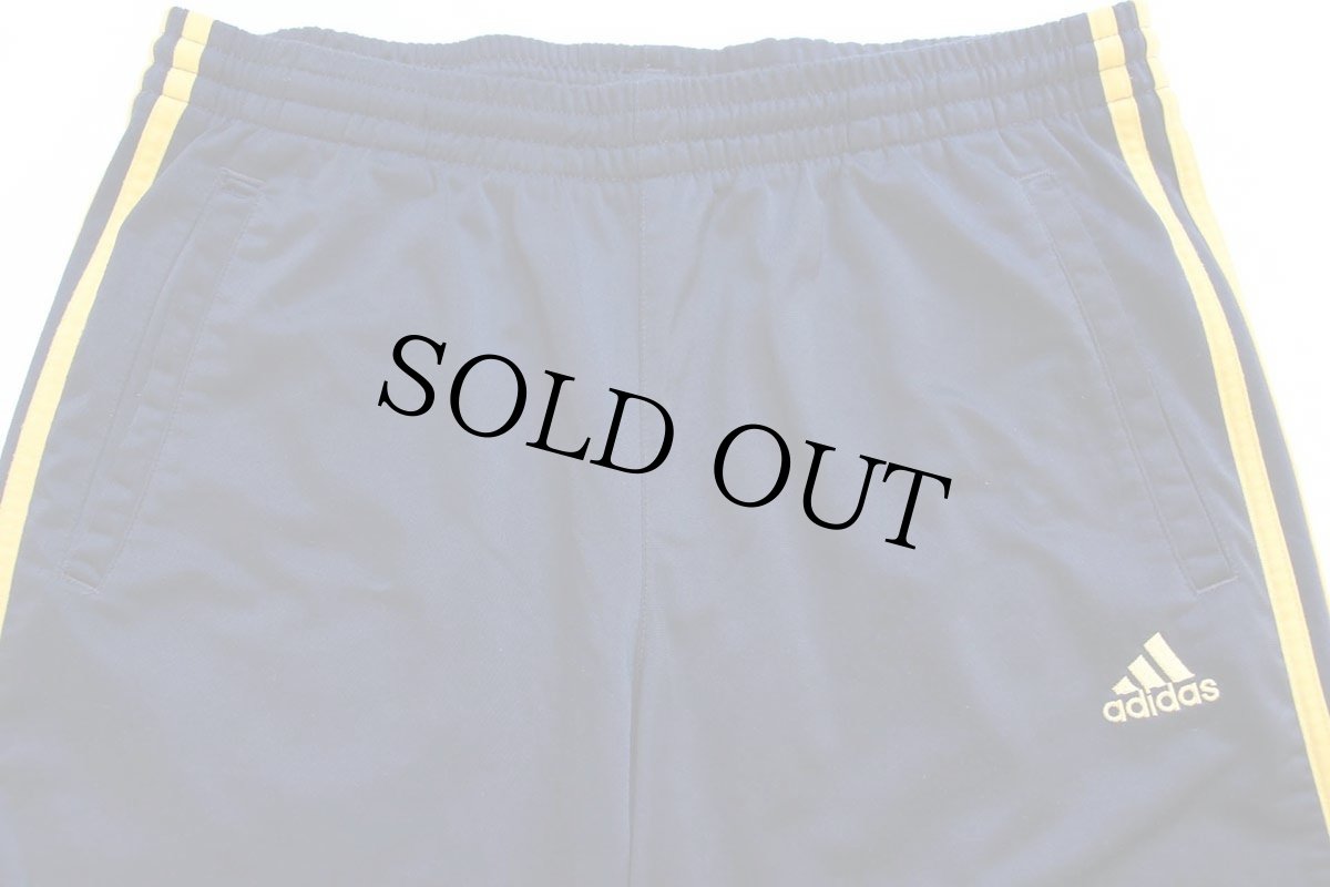 画像9: 00s adidasアディダス パフォーマンス ロゴ刺繍 トラックジャケット&パンツ セットアップ 紺×黄 M★ジャージ (9)