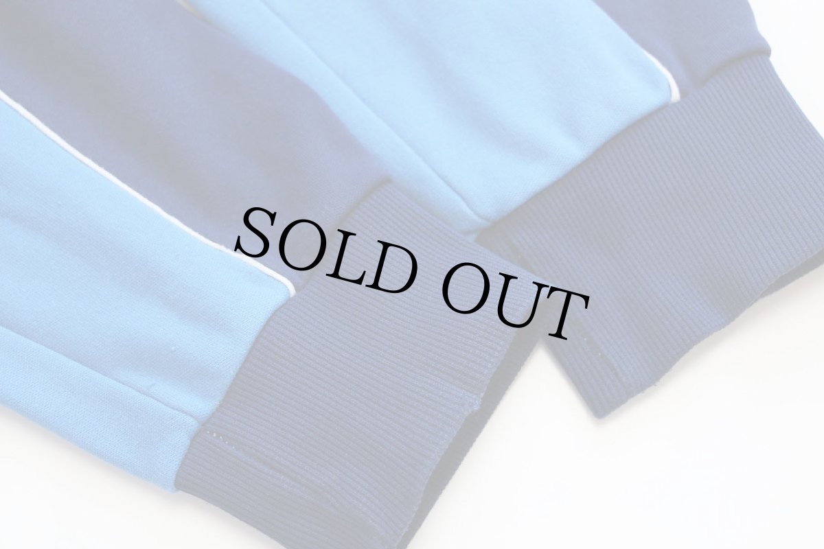 画像7: 80s PUMAプーマ ロゴ刺繍 ツートン 切り替え ハイネック トラックジャケット 7★ジャージ (7)