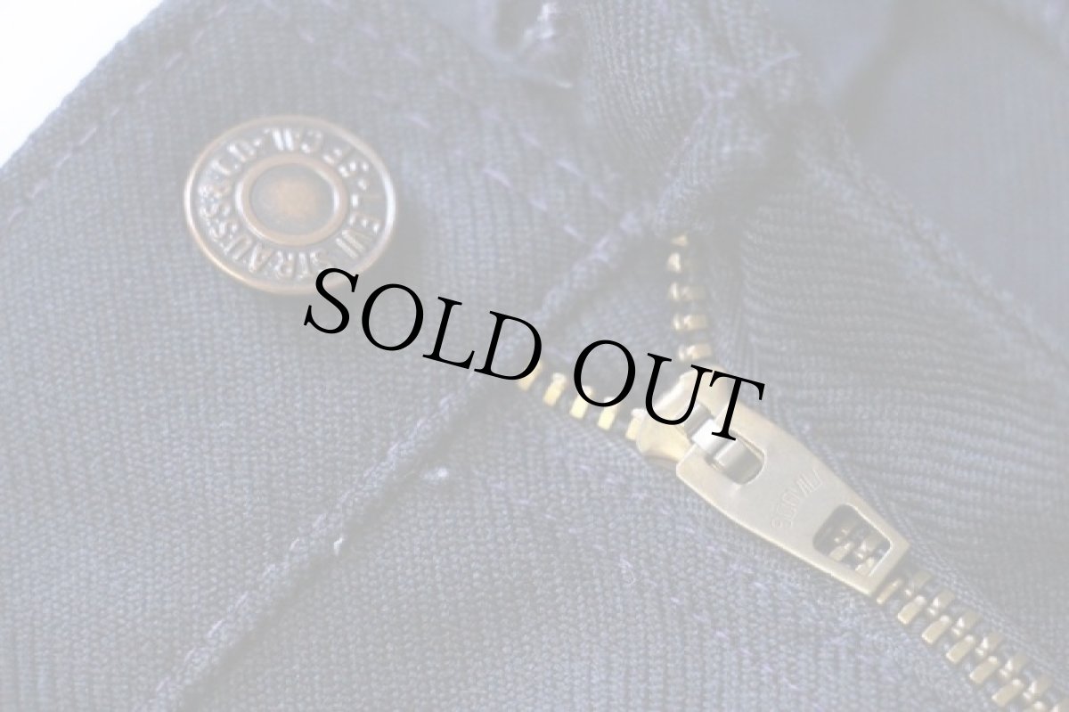 画像8: 90s USA製 Levi'sリーバイス 517 ポリエステルパンツ 紺 w36★81 スタプレ (8)