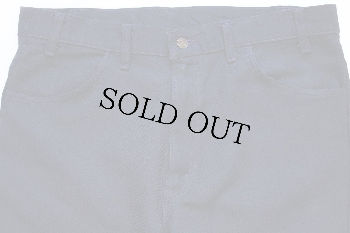 画像4: 90s USA製 Levi'sリーバイス 517 ポリエステルパンツ 紺 w36★81 スタプレ (4)