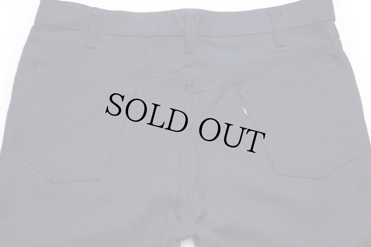 画像5: 80s USA製 Levi'sリーバイス 517 ポリエステルパンツ 紺 w36 L32★79 スタプレ (5)