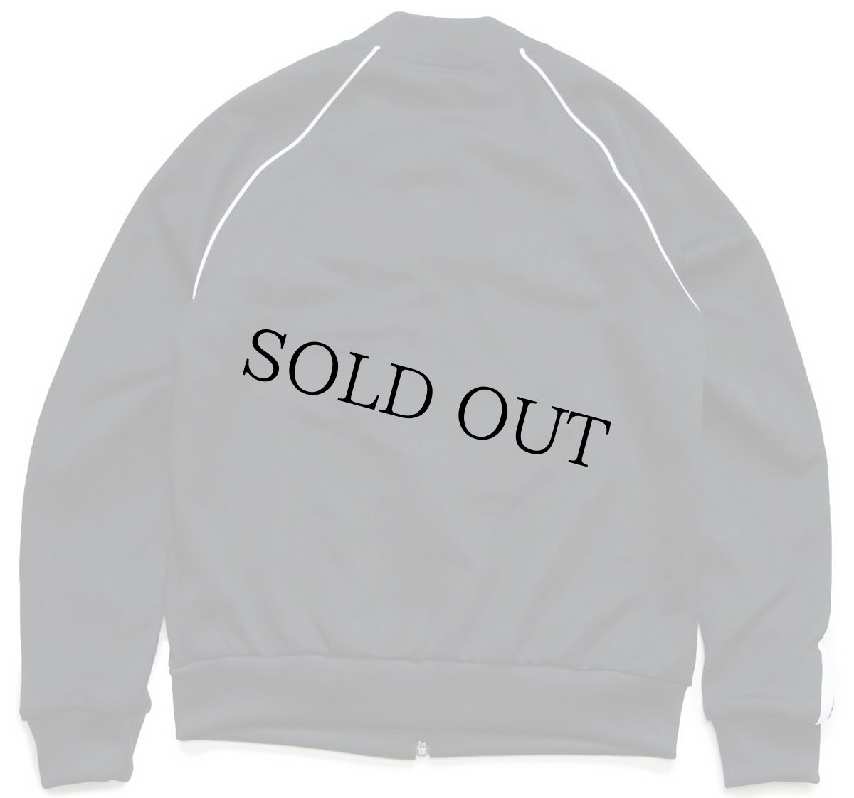 画像2: 未使用★adidasアディダス トレフォイル ロゴ刺繍 トラックジャケット 黒×白 S★ジャージ (2)