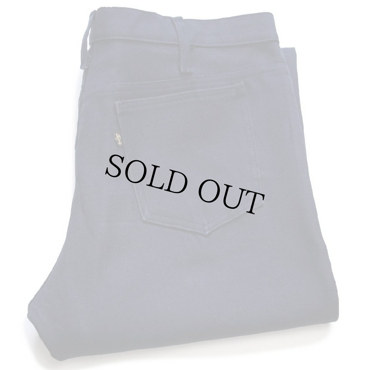 画像1: 80s USA製 Levi'sリーバイス 517 ポリエステルパンツ 紺 w36 L30★82 スタプレ (1)