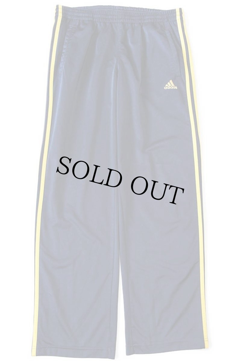 画像7: 00s adidasアディダス パフォーマンス ロゴ刺繍 トラックジャケット&パンツ セットアップ 紺×黄 M★ジャージ (7)