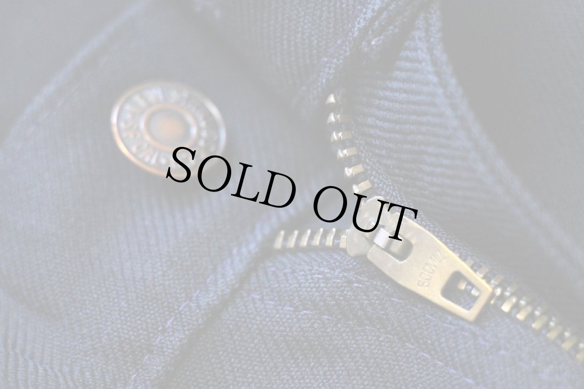 画像8: 90s USA製 Levi'sリーバイス 517 ポリエステルパンツ 紺 w36 L32★80 スタプレ (8)