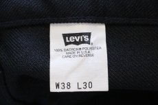 画像6: 90s USA製 Levi'sリーバイス 517 ポリエステルパンツ 黒 w38★76 スタプレ (6)