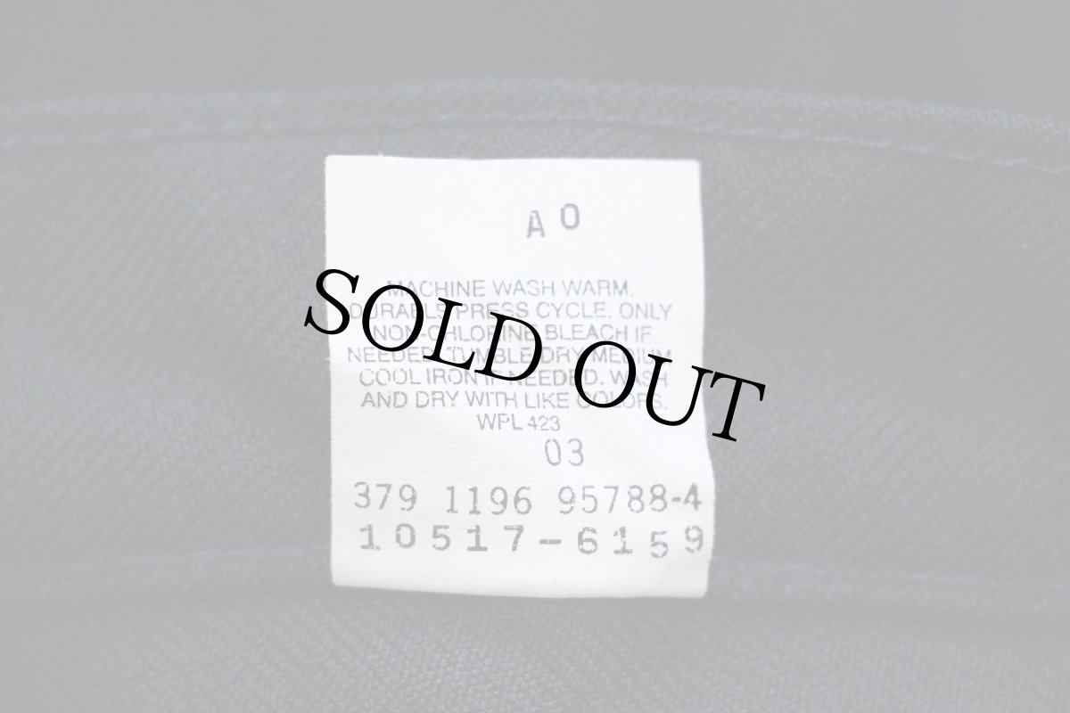 画像7: 90s USA製 Levi'sリーバイス 517 ポリエステルパンツ 黒 w38★76 スタプレ (7)