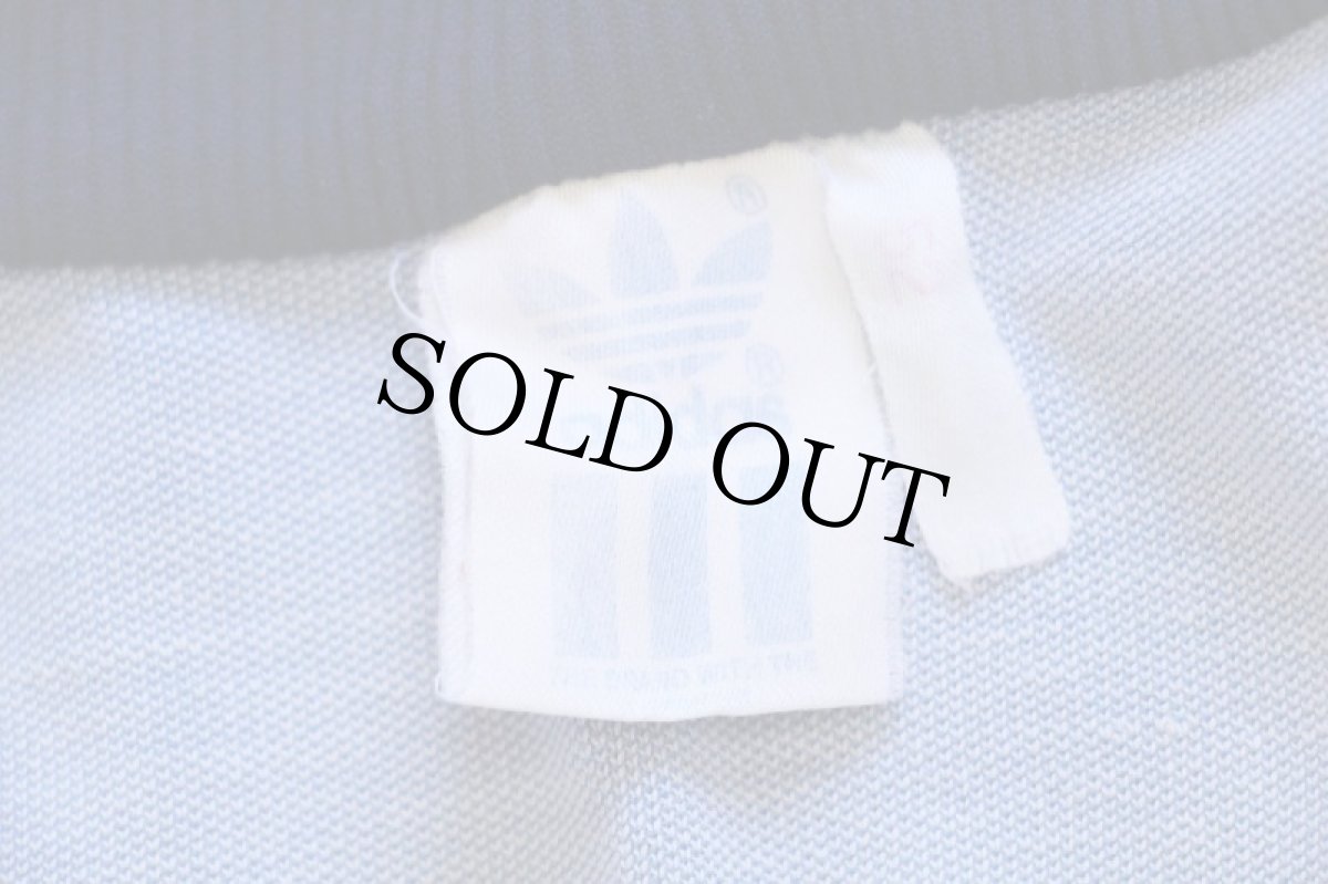 画像4: 70s adidasアディダス Pletenina トレフォイル ロゴ ツートン ハイネック トラックジャケット 水色×紺 52★ジャージ (4)