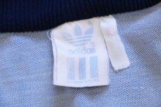 画像4: 70s adidasアディダス Pletenina トレフォイル ロゴ ツートン ハイネック トラックジャケット 水色×紺 52★ジャージ (4)