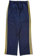 画像8: 00s adidasアディダス パフォーマンス ロゴ刺繍 トラックジャケット&パンツ セットアップ 紺×黄 M★ジャージ (8)