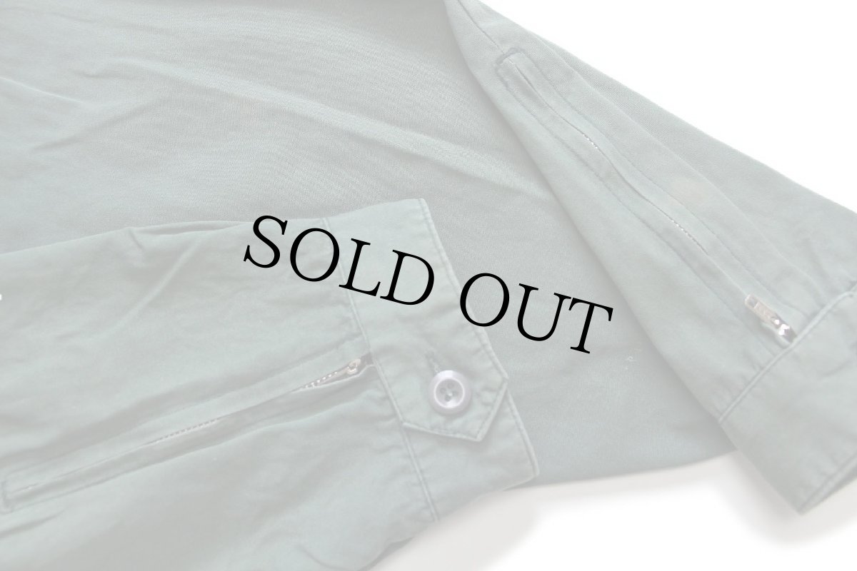 画像8: 90s J.CREW ツートン 切り替え コットン アノラックパーカー 緑×白 XL (8)