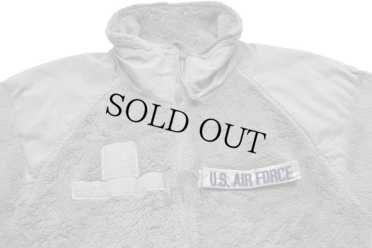 画像3: 00s 米軍 U.S.AIR FORCE パッチ付き ECWCS GEN3 LEVEL3 POLARTEC フリースジャケット フォリアージグリーン M-R★D (3)