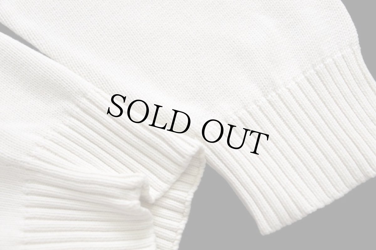 画像7: イタリア製 ICEBERG ライナス 刺繍 コットンニット セーター アイボリー M★スヌーピー (7)