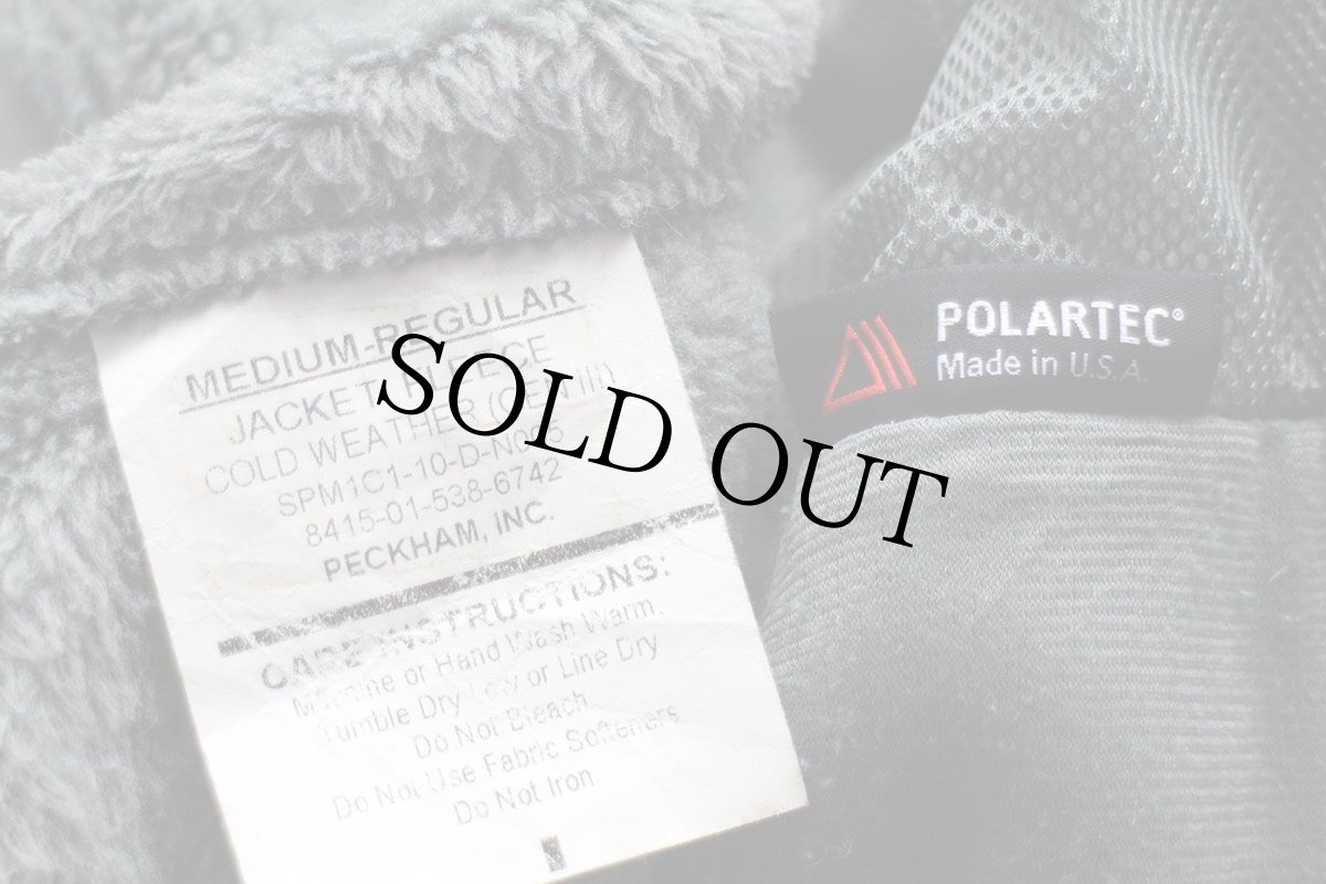 画像4: 10 USA製 米軍 ECWCS GEN3 LEVEL3 POLARTEC フリースジャケット フォリアージグリーン M-R (4)