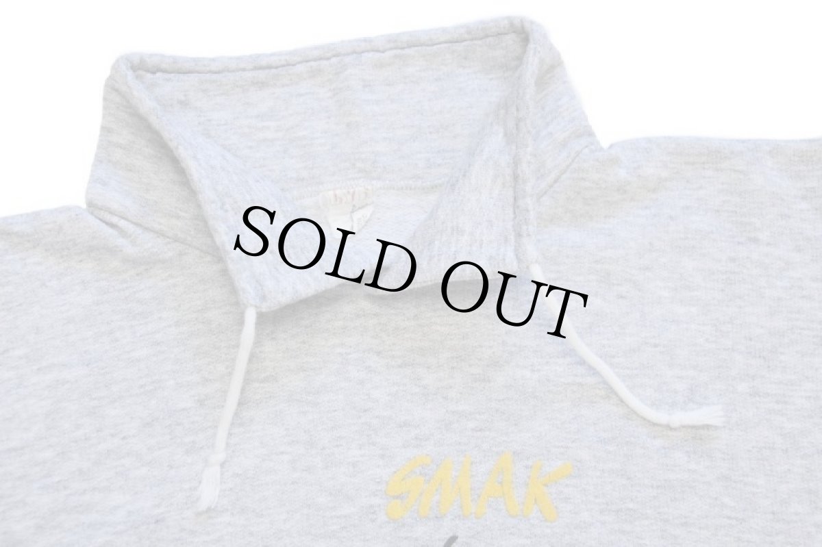 画像3: 70s イタリア製 SNOOPYスヌーピー マーシー SMAK 発泡プリント ハイネック スウェット 杢グレー (3)