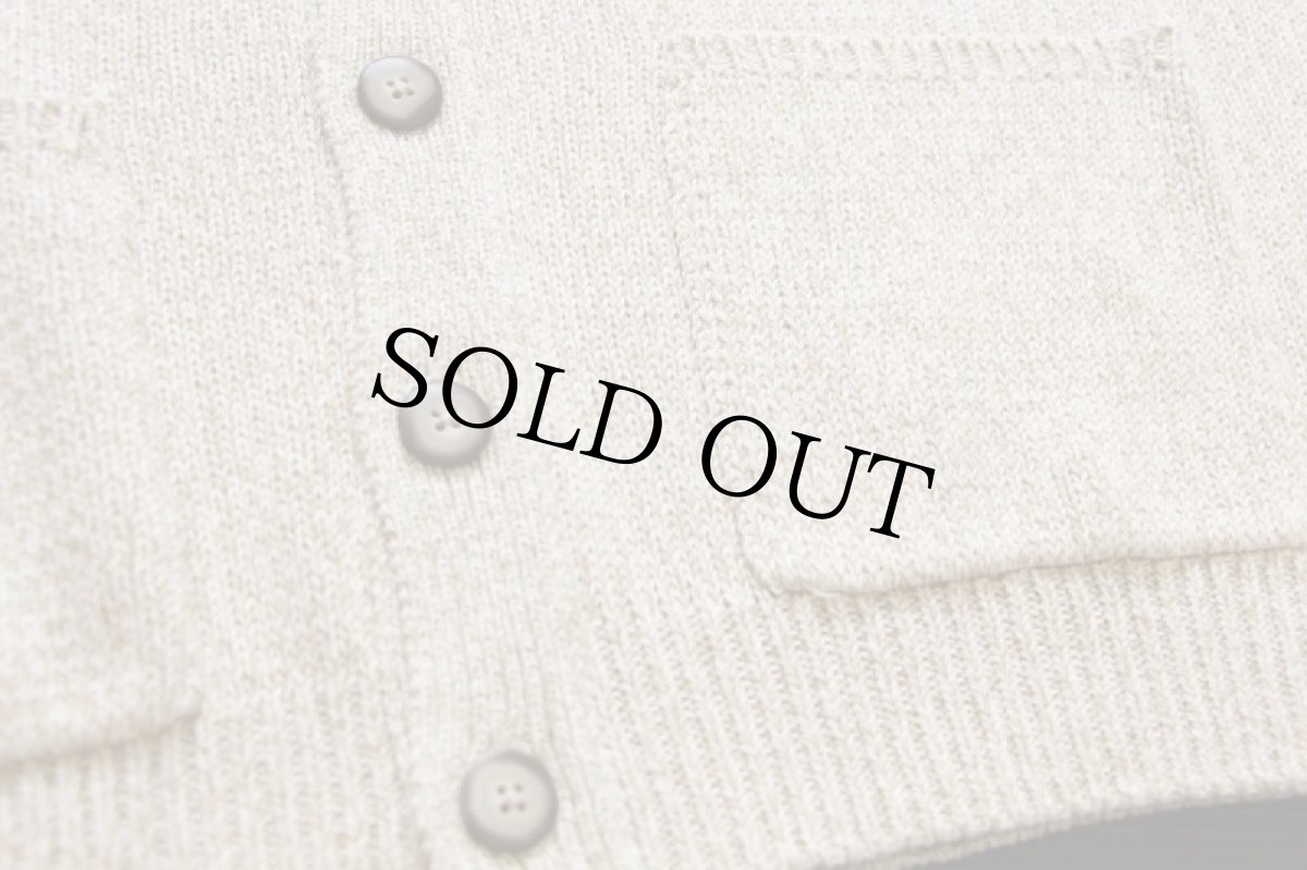 画像6: デッドストック★90s ORVISオービス パチポケ コットンニット ベスト カーディガン ミックス XXL★特大 (6)