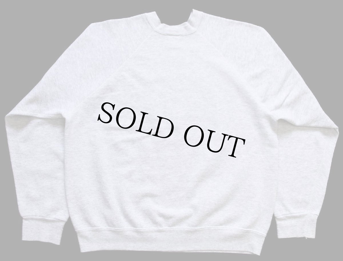 画像2: 80s USA製 Tultex IF YOU AIN'T TH' LEAD DOG... THE VIEW NEVER CHANGES! ドッグ イラスト スウェット 杢グレー L (2)