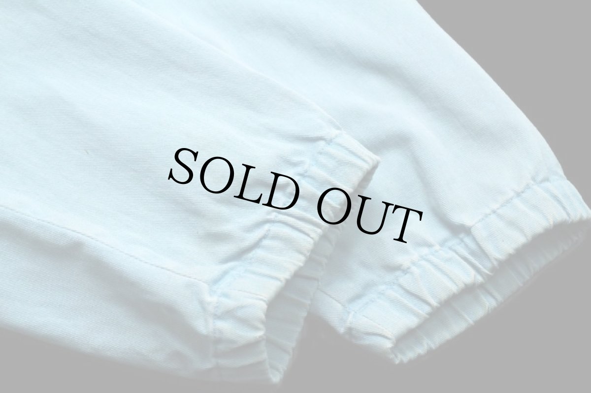 画像8: 80s USA製 ポロ ラルフローレン ワンポイント チンスト付き コットンジャケット 水色 L (8)