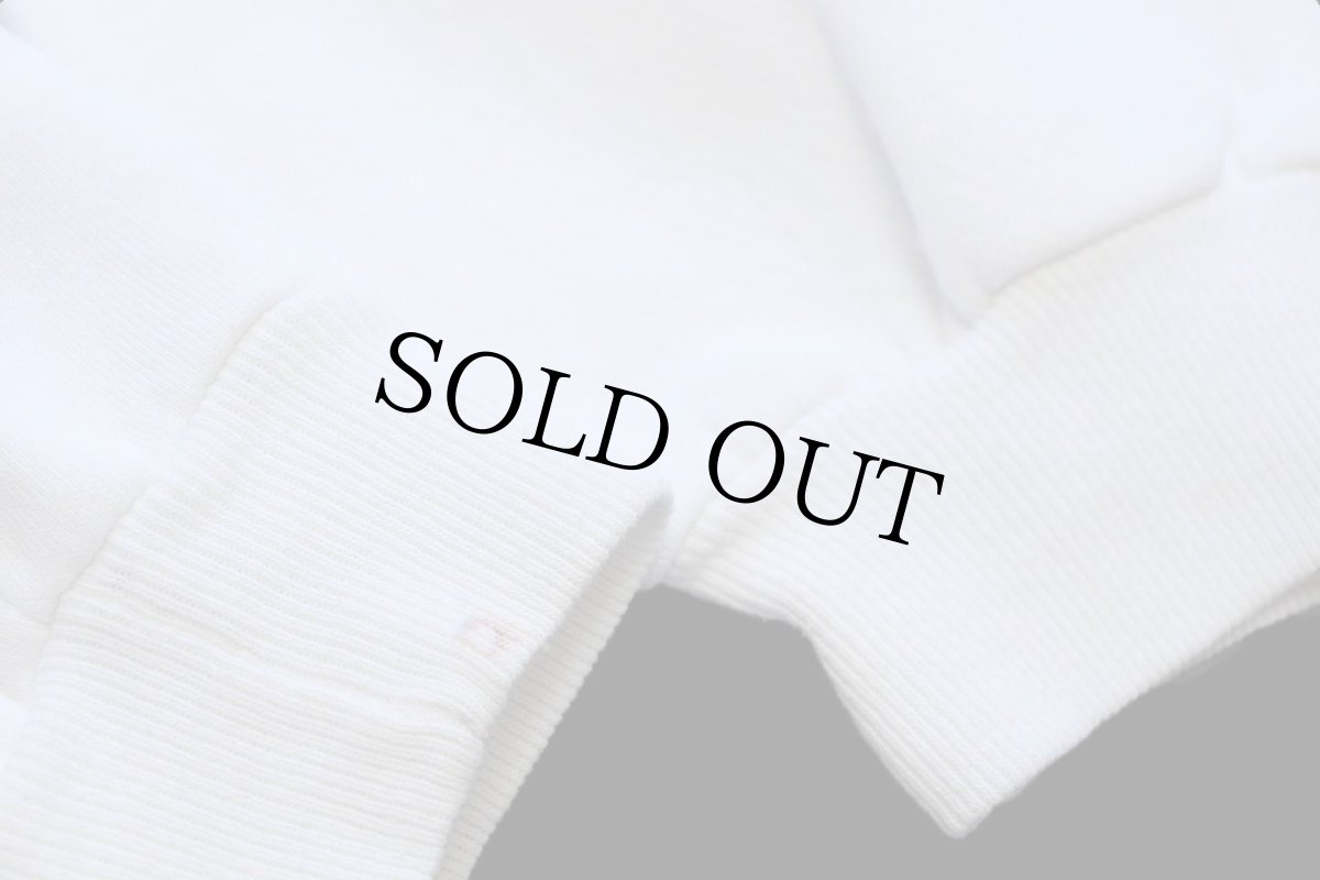 画像7: 80s USA製 RUSSELLラッセル WILLIAMSON スウェットパーカー 白 XL (7)