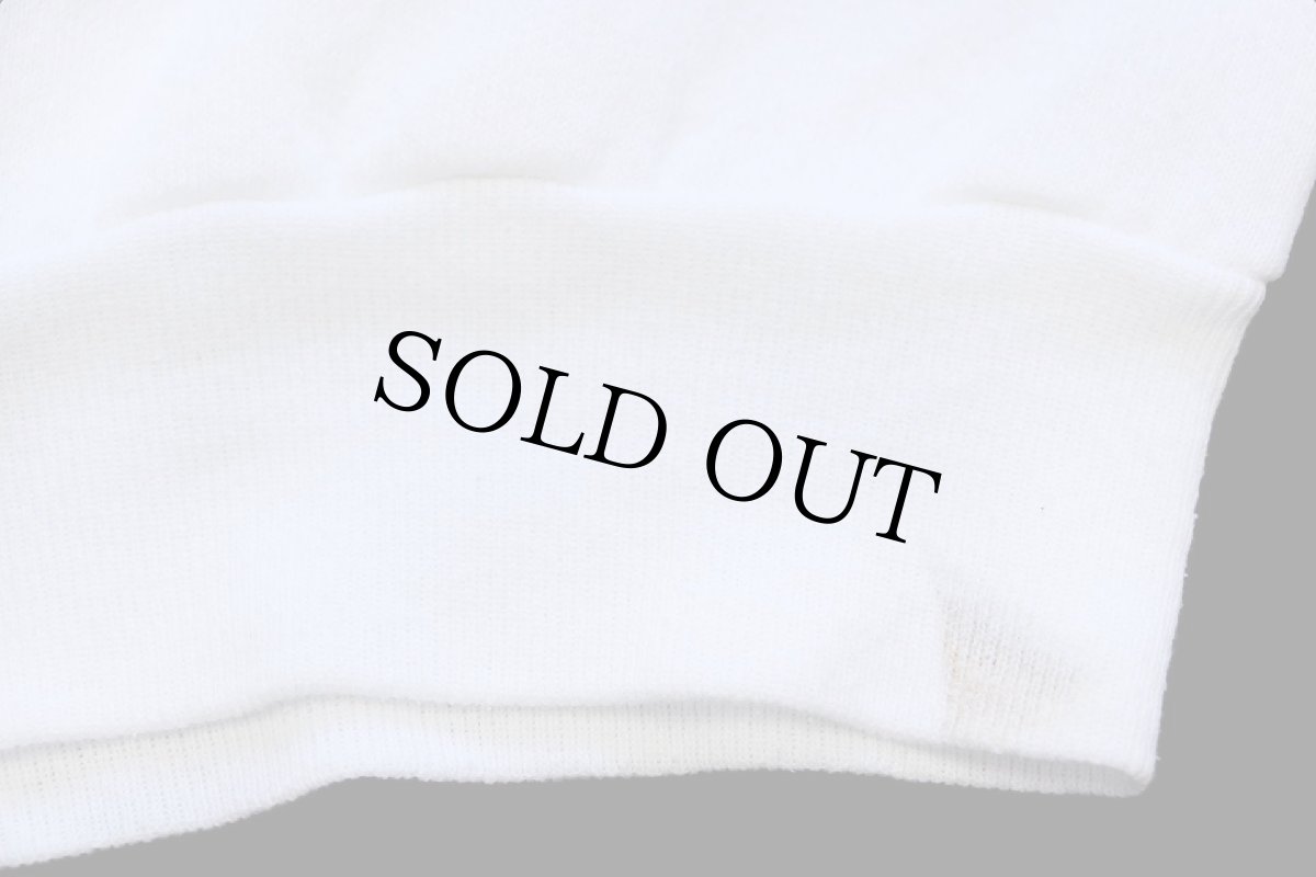 画像6: 80s USA製 SHOEBOX GREETINGS Stress?! What Stress? タイガー イラスト スウェット 白 XL (6)