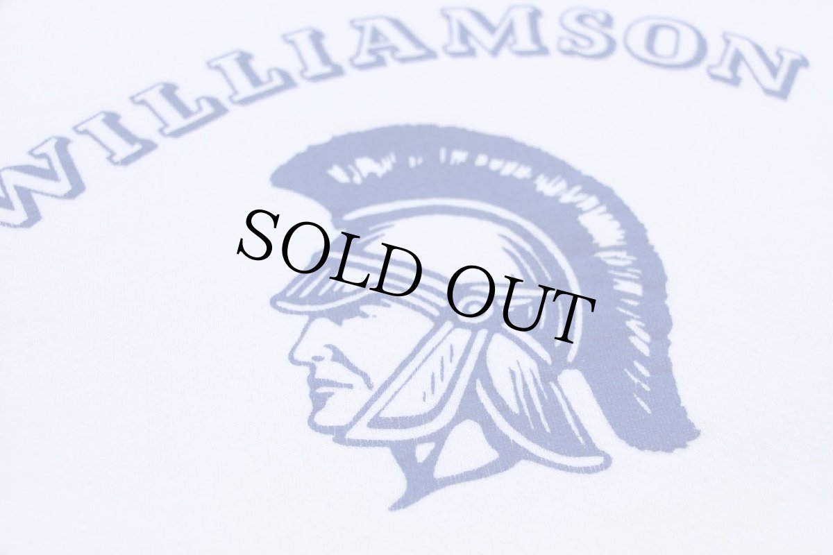 画像5: 80s USA製 RUSSELLラッセル WILLIAMSON スウェットパーカー 白 XL (5)