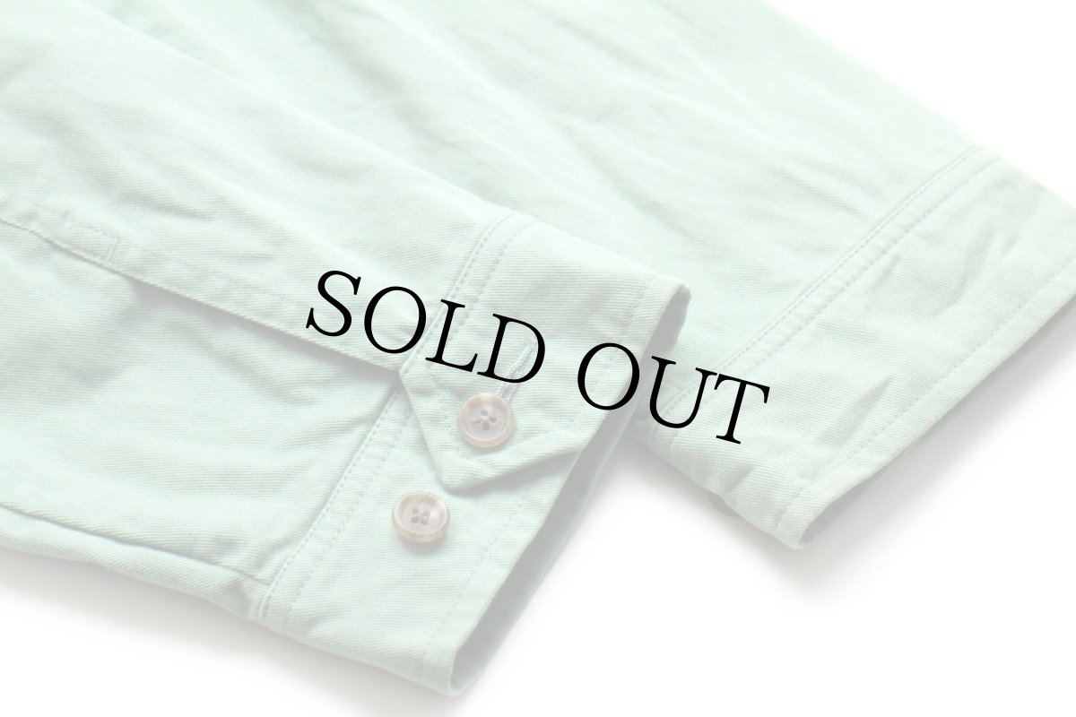 画像6: 00s ポロ ラルフローレン ワンポイント チンスト付き コットンジャケット ライトグリーン L (6)