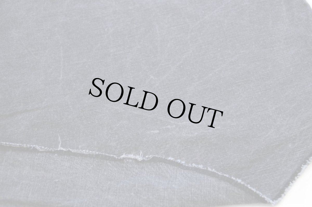 画像5: 90s Wranglerラングラー ボーダー 切り替え ブラック コットン ダンガリーシャツ フェード 15.5 (5)