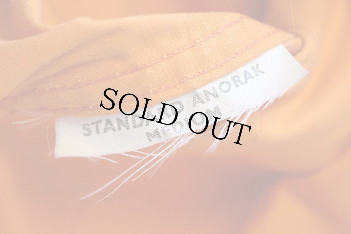 画像5: 70s 英国製 Blacks コットン スモック アノラックパーカー オレンジ M (5)