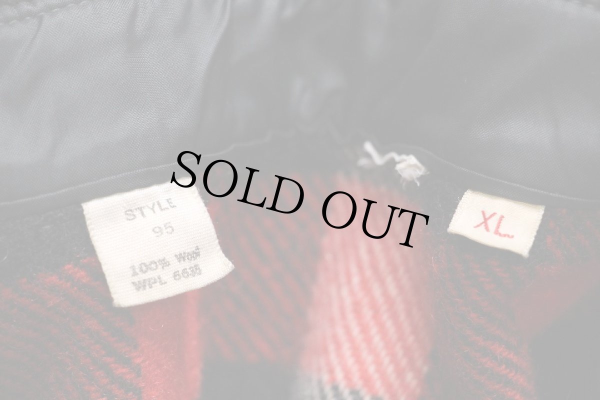 画像4: 70s Woolrichウールリッチ ブロックチェック ウール シャツ XL (4)