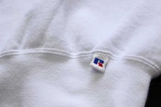 画像5: 90s USA製 RUSSELLラッセル 無地 前V スウェット 白 XL★ブランク (5)